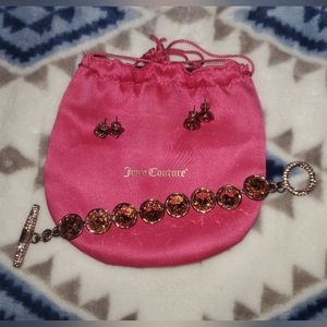 Juicy Couture Bracelet and Earrings